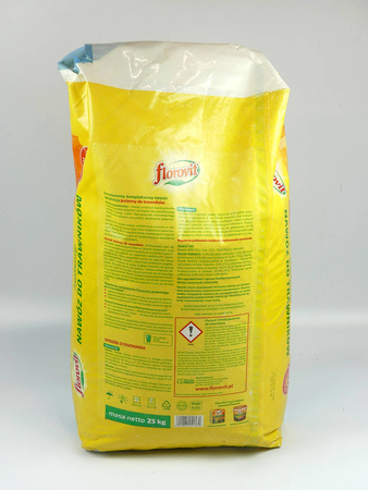 Nawóz jesienny do trawników – niska zawartość azotu – 25 kg Florovit