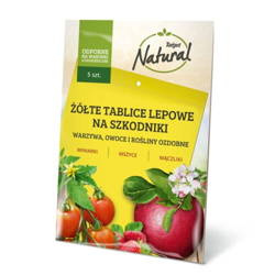 Żółte tablice lepowe na szkodniki – ziemiórki, mszyce, mączliki – 5 szt. Target