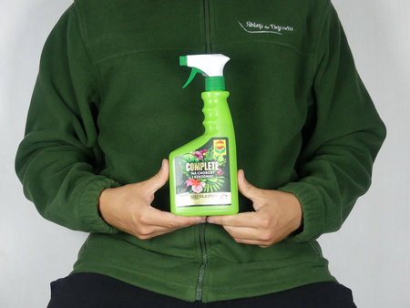 Naturalny Spray 2w1 na choroby i szkodniki – mszyce, mączliki, przędziorki, wełnowce, mączniak i pleśń – 500 ml Compo