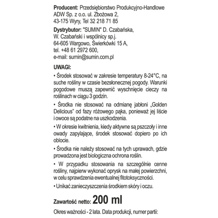 Laser 940 EC na szkodniki w warzywach i roślinach ozdobnych – 200 ml Sumin