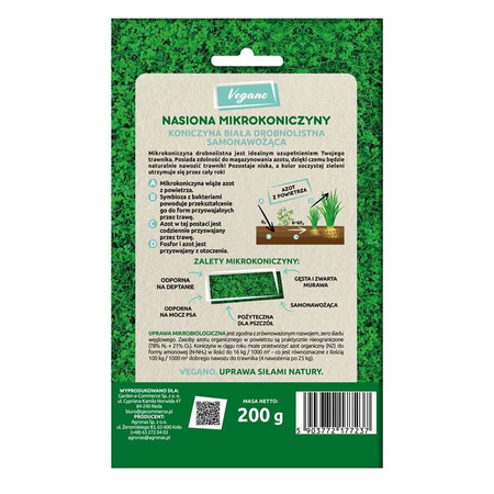 Mikrokoniczyna – wzbogacająca trawnik (nasiona) 0,2 kg Vegano