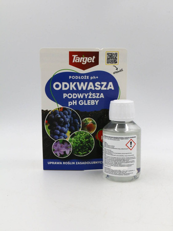 Podłoże pH+ – Odkwasza i Podwyższa pH Gleby – 100 ml Target