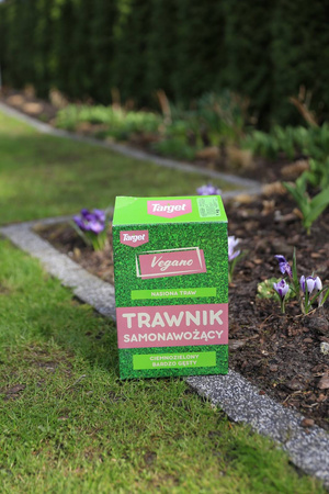 Trawnik samonawożący – nasiona traw z mikrokoniczyną 1 kg Vegano