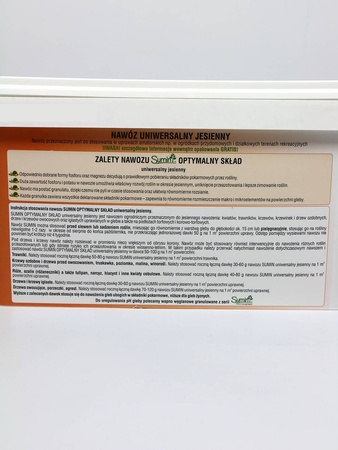Nawóz Jesienny Uniwersalny – 10 kg Sumin