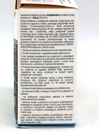 Amistar 250 SC Zwalcza Mączniaki, Szarą Pleśń i Czerń Krzyżowych – 5 ml Sumin