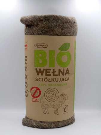 BioWełna Mata Ściółkująca – 0,8x5 m Agrimpex