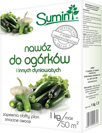 Nawóz do ogórków i dyniowatych 1 kg - Sumin