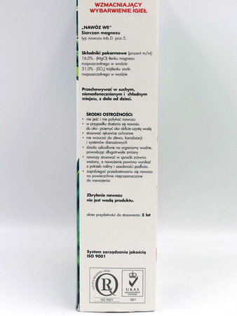 Nawóz do iglaków wzmacniający wybarwienie igieł z magnezem – 1 kg Target