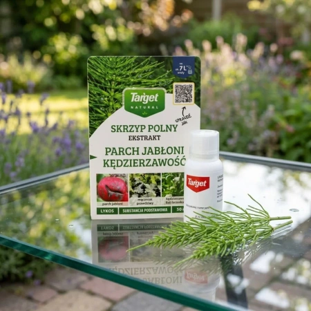 Lykos skrzyp polny ekstrakt na choroby – parch jabłoni, mączniak, kędzierzawość liści brzoskwini, szara pleśń – 50 ml Target