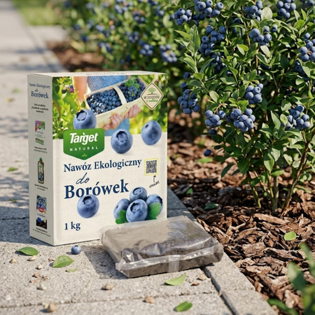 Ekologiczny nawóz do borówek wspierający plonowanie i rozwój korzeni roślin jagodowych – 1 kg Target