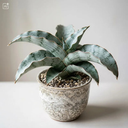 Sansewieria Silver Blue (Sansewieria kirkii) – sadzonka rozmiar M