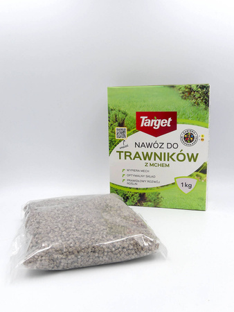 Nawóz do trawnika z mchem (wspiera usuwanie mchu) – 1 kg Target