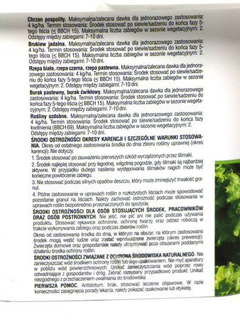 Molufries 5 GB Zwalcza Ślimaki 4 kg