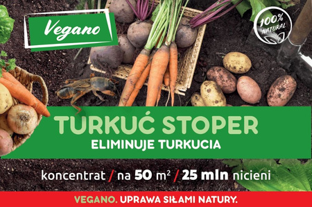 Turkuć Stoper – pożyteczne nicienie na turkucia i inne szkodniki 50 mln nicieni Vegano