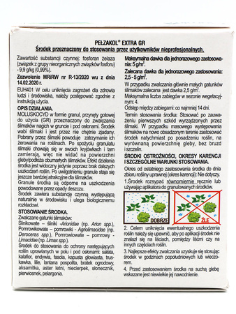 Pełzakol Extra GR – Zwalcza Ślimaki – 200 g Sumin