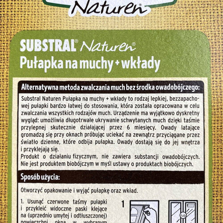 Pułapka Lepowa Na Muchy – Kieszonka – 3 szt. Substral
