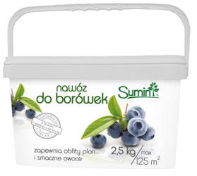 Nawóz do borówki wspierający plonowanie – 2,5 kg Sumin