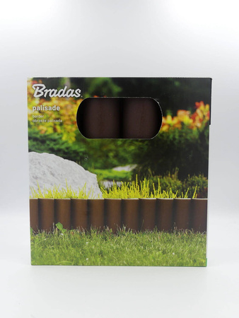 Obrzeże Palisada GRAFITOWE – 2,5 m Bradas