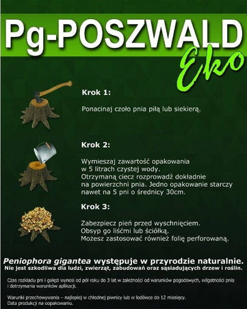 Grzybnia Do Usuwania Pni i Kompostowania Pg-Poszwald Eko