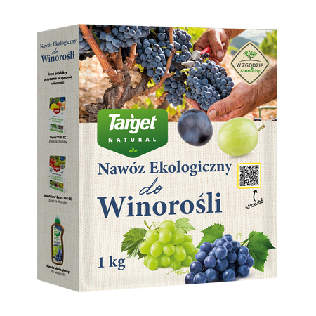 Ekologiczny nawóz do winorośli wspierający plonowanie i rozwój korzeni – 1 kg Target
