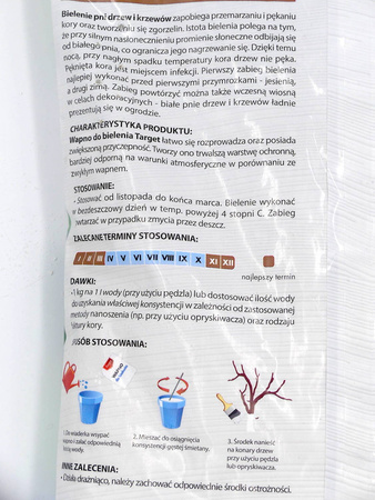 Wapno Do Bielenia Drzew – O Zwiększonej Przyczepności – 1 kg Target