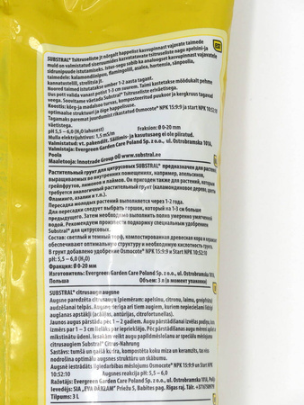 Podłoże Do Cytrusów – 3 l Substral