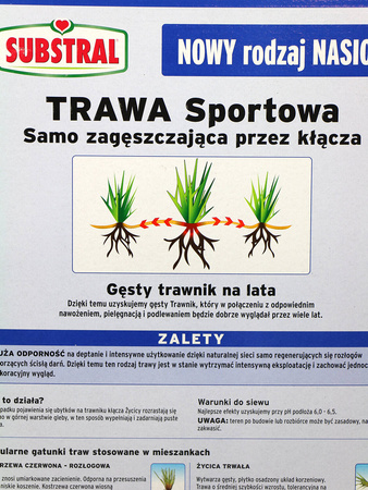 Trawa Samo Zagęszczająca – Sportowa – 3 kg Substral