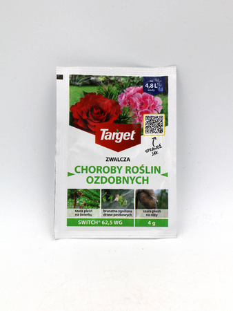 Switch 62,5 WG – Zwalcza Szarą Pleśń i Inne Choroby Roślin Ozdobnych – 4 g Target