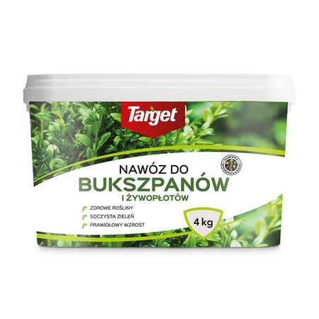 Nawóz do bukszpanów i żywopłotów – z mikroelementami – 4 kg Target