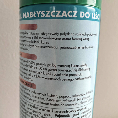 Nabłyszczacz do liści w sprayu – 200 ml Substral