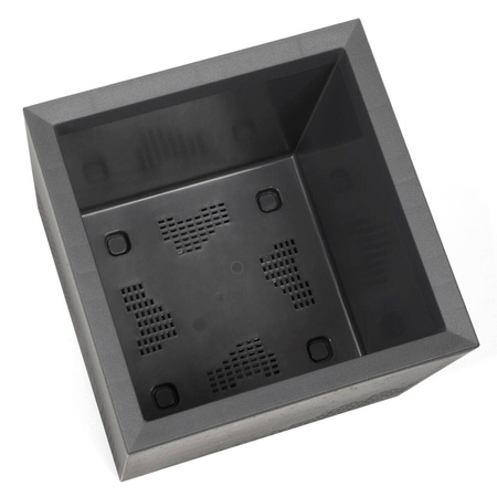 Kwietnik Karo Eco Recycled Beton – Biały – 400x400 mm Lamela