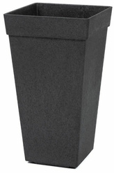 Doniczka czarna SYMPHONY 26x26x50cm Multy Home