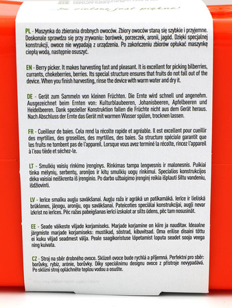 Maszynka Do Zbierania Drobnych Owoców – Biogród