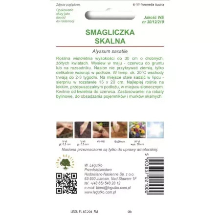 Smagliczka Skalna – Legutko