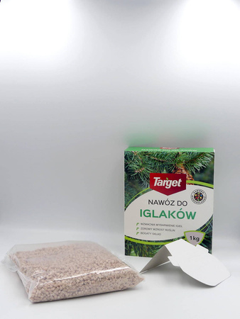 Nawóz do iglaków i tui z mikroelementami – zapobiega brązowieniu igieł – 1 kg Target
