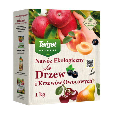 Ekologiczny nawóz do drzew i krzewów owocowych wspierający owocowanie – 1 kg Target