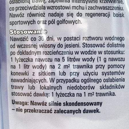 Nawóz do trawnika regeneracyjny – 350 g Agrecol