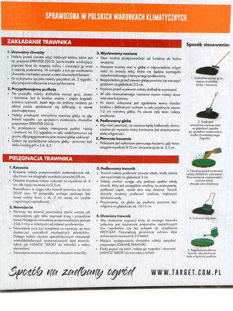Gracja – Trawa Gazonowa – 1 kg Target