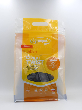 Szpilki Do Mocowania Agrowłókniny – Czarne – 50 szt.