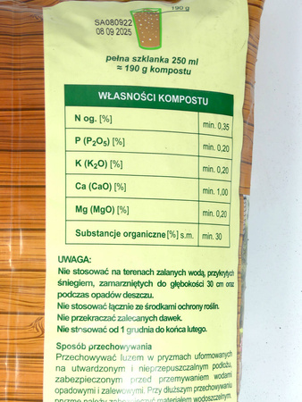 Kompost Granulowany – Florovit 10 l