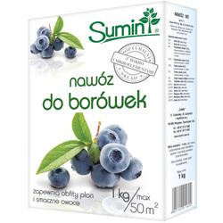 Nawóz do borówki wspierający plonowanie – 1 kg Sumin