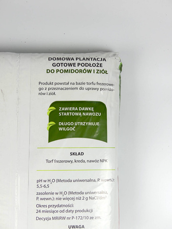 Ziemia Podłoże Do Pomidorów i Ziół – Domowa Plantacja – 20 l Target