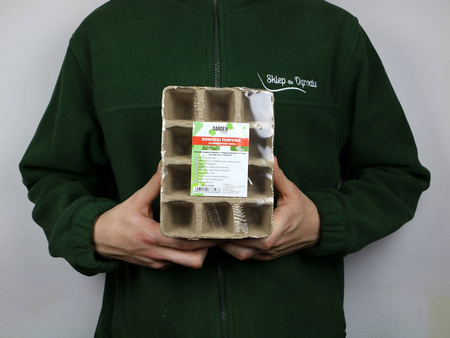 Paletka Doniczek Torfowych 12 komórek – 10 szt.