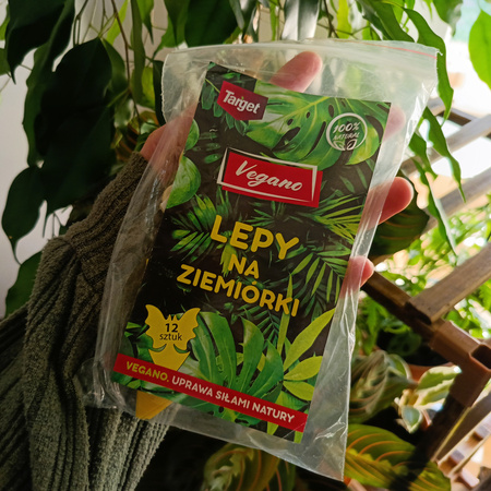 ZiemiórStop żółty lep na ziemiórki i szkodniki w doniczce – 12 szt. Vegano