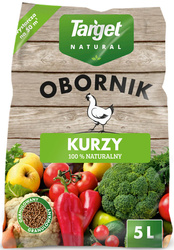 Obornik kurzy granulowany – nawóz do warzyw, owoców, trawników i roślin ozdobnych – 5 l Target