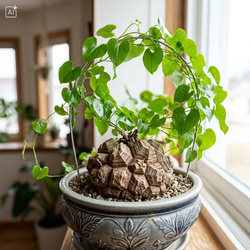 Roślina Żółw (Dioscorea elephantipes) – sadzonka rozmiar M