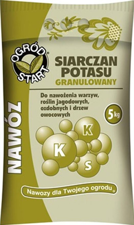 Siarczan potasu – nawóz granulowany warzyw, drzew i krzewów owocowych – 5 kg Ogród Start