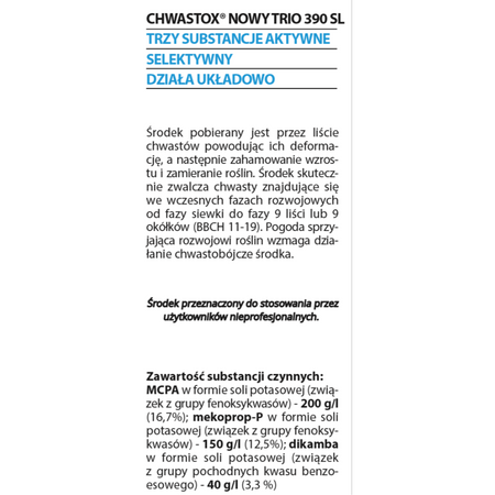 Chwastox Nowy Trio  390 SL–  100 ml Target