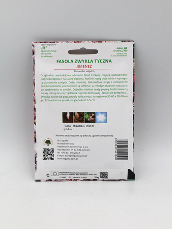 Fasola Zwykła Tyczna ‘Jimenez’ – 20 g Legutko