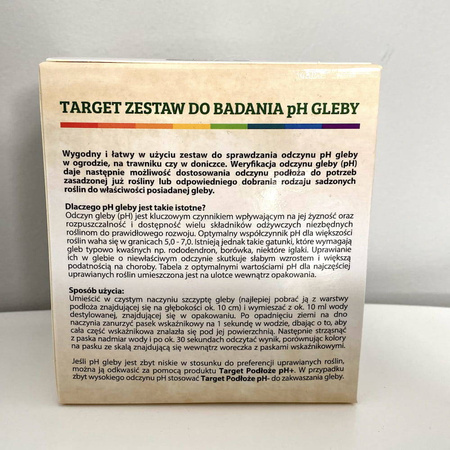 Zestaw Do Badania pH Gleby – Kwasomierz – Target